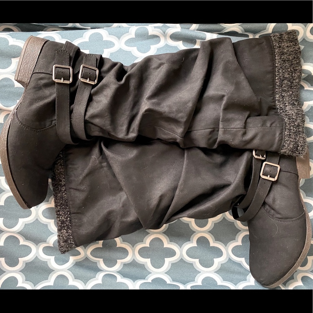 Black boots